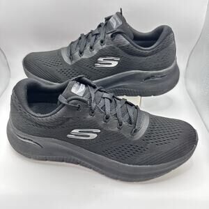 Skechers Women's Arch Fit 2.0 ‘Black’ Support Shoe Sneaker | Size 8.5 US (EUC)